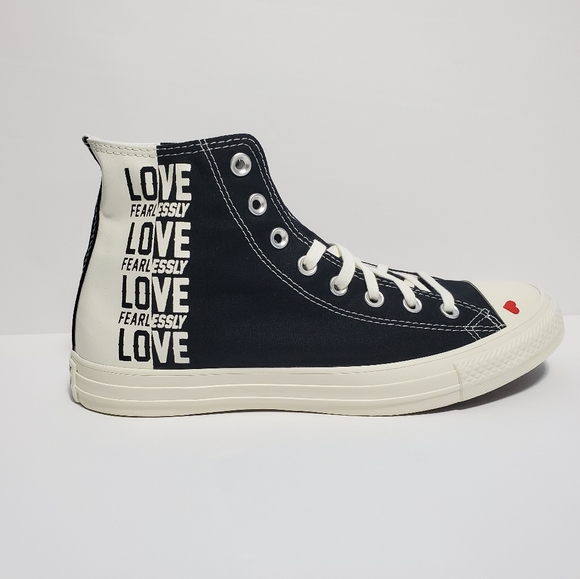 CONVERSE CHUCK TAYLOR LOVE FEARLESSLY HIGH TOPS - Picture 4 of 11
